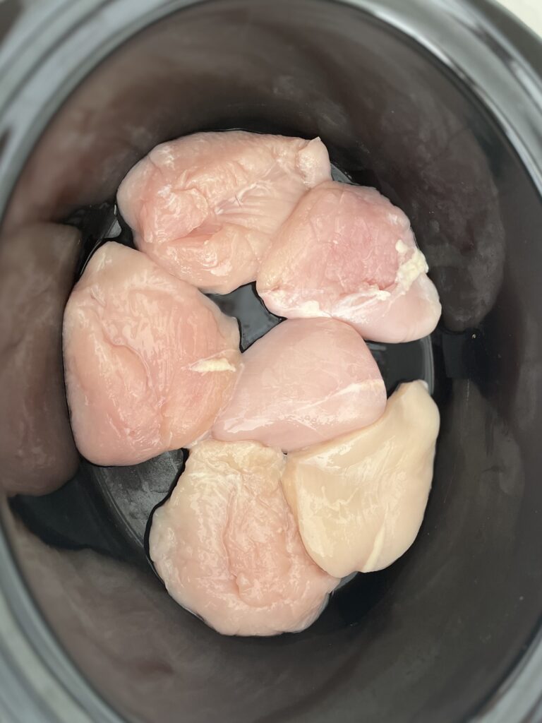 Chicken breasts in slow cooker