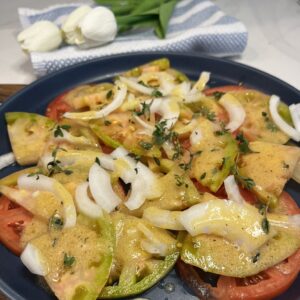 Tomato and onion salad