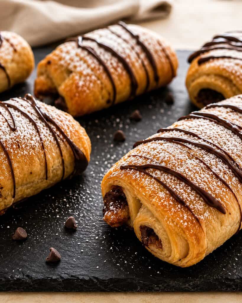 Chocolate Puff Pastry Dessert