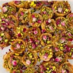 Pistachio Roase Phyllo Dessert