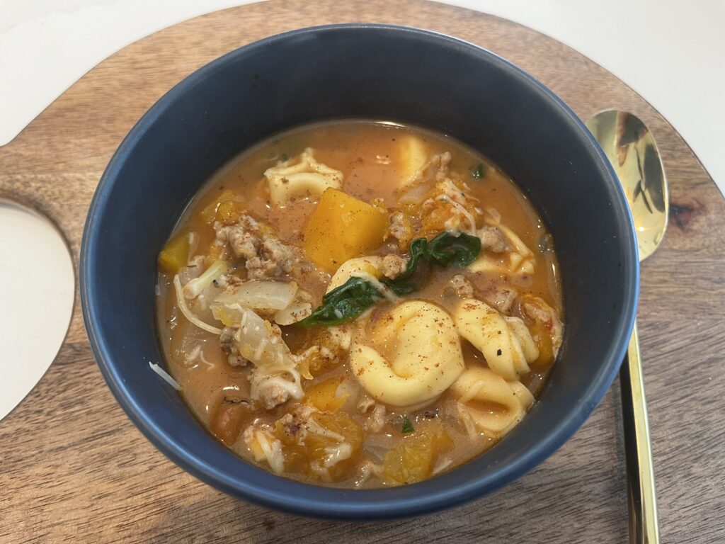 Autumn Tortellini Soup