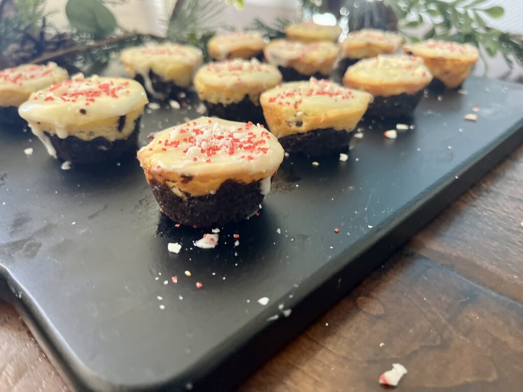 Peppermint Brownie bites