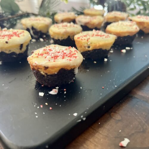 Peppermint Brownie bites