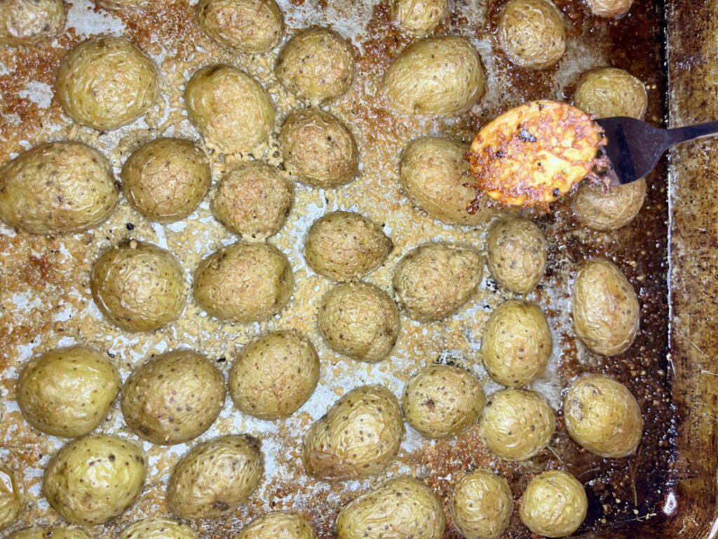 cooked parmesan potatoes 