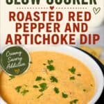 Roasted Red Pepper and Artichoke Dip