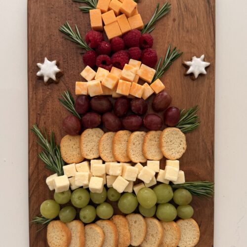 Holiday Cheese and Fruit Board