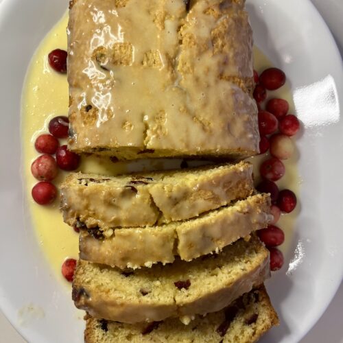 Cranberry & Eggnog Loaf