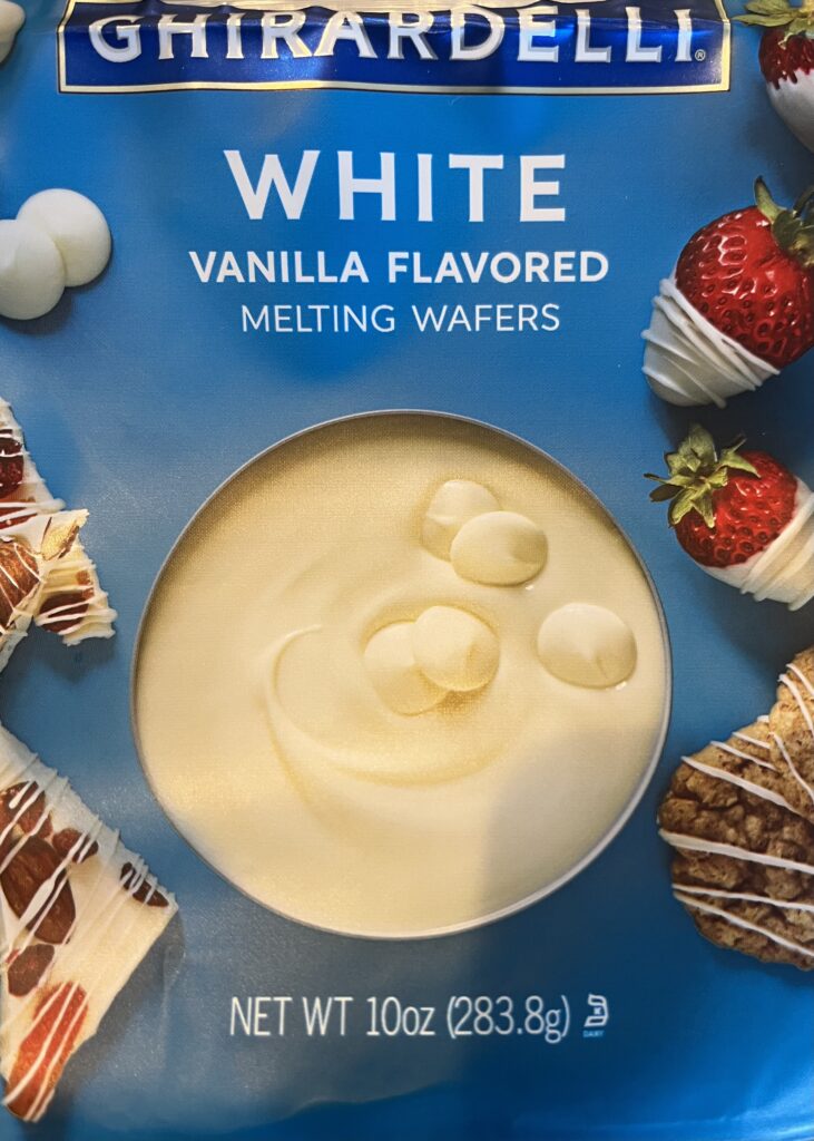 Ghirardelli White Vanilla melting wafers 