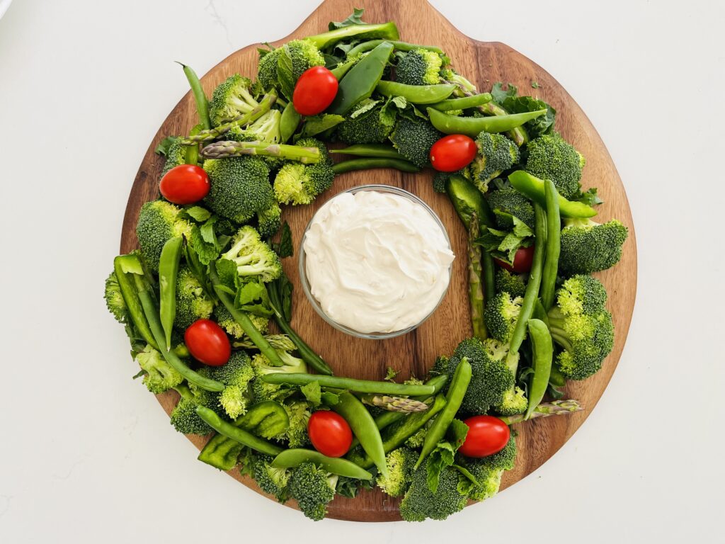 Holiday Vegetable Wreath