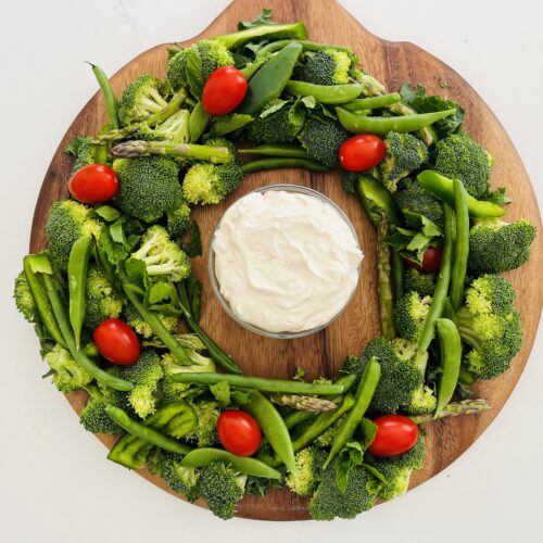 Holiday Vegetable Wreath