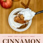 Cinnamon Streusel Apples