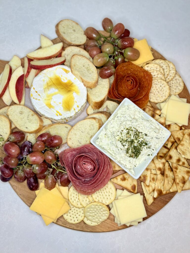 a complete charcuterie board 