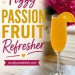 Fizzy Passion Fruit Refresher