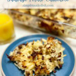 sausage potato casserole on a plate