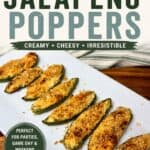 Easy Jalapeno Poppers