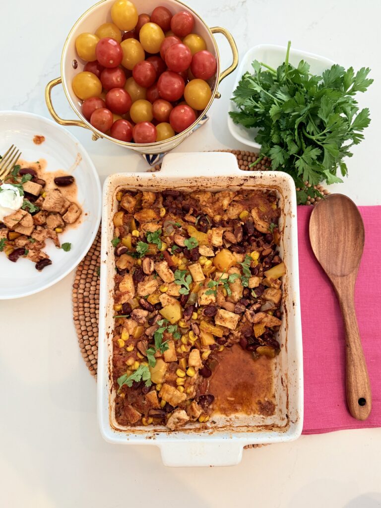 Low-Carb Taco Chicken Casserole