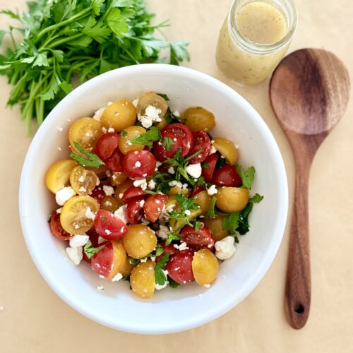 Simple Tomato and Feta Salad