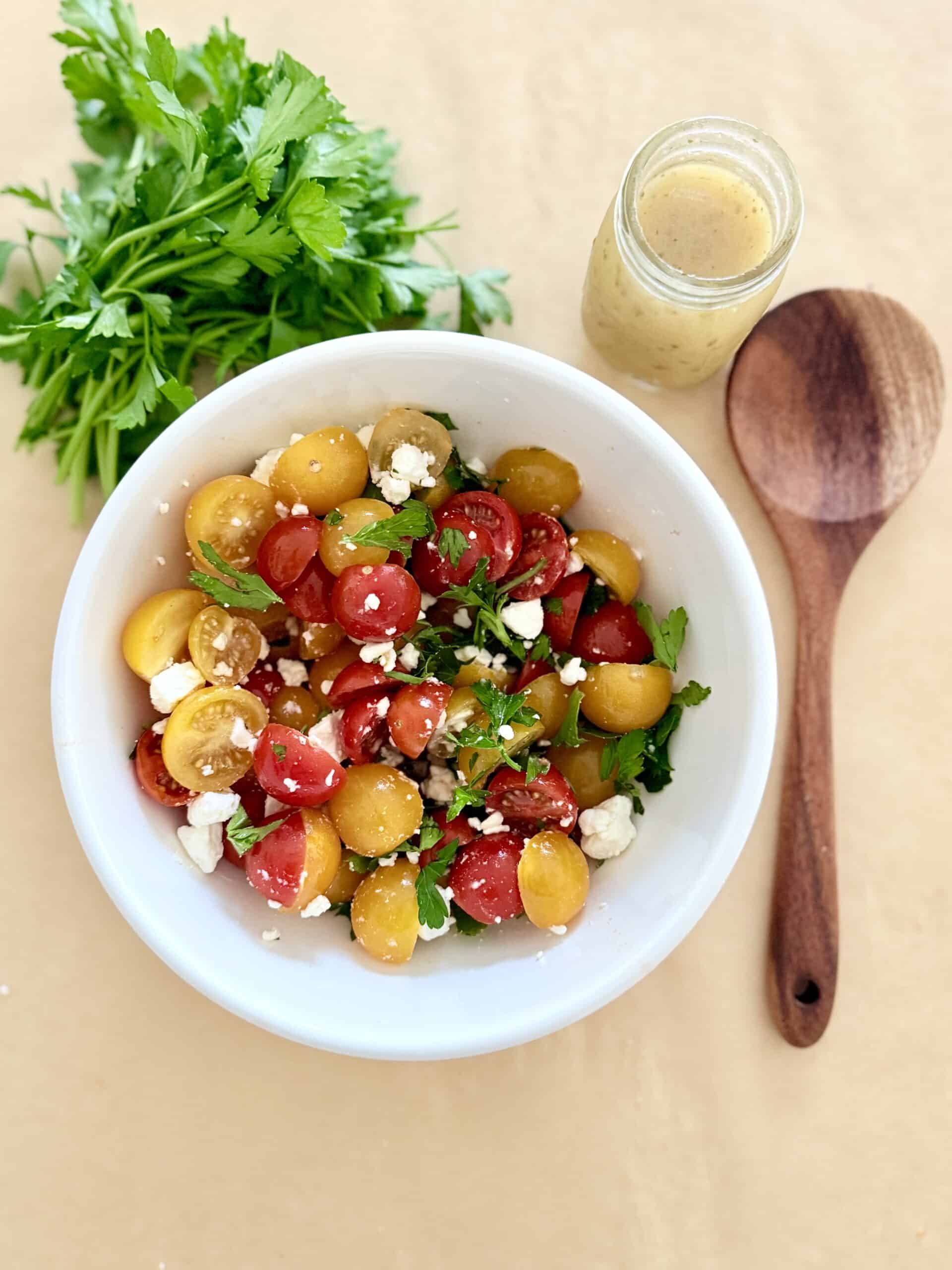 Simple Tomato and Feta Salad