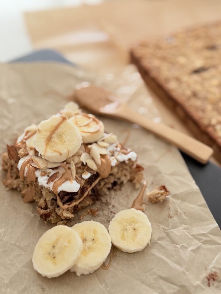 Chocolate Chip Banana Breakfast Bake