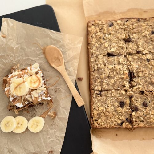 Chocolate Chip Banana Breakfast Bake