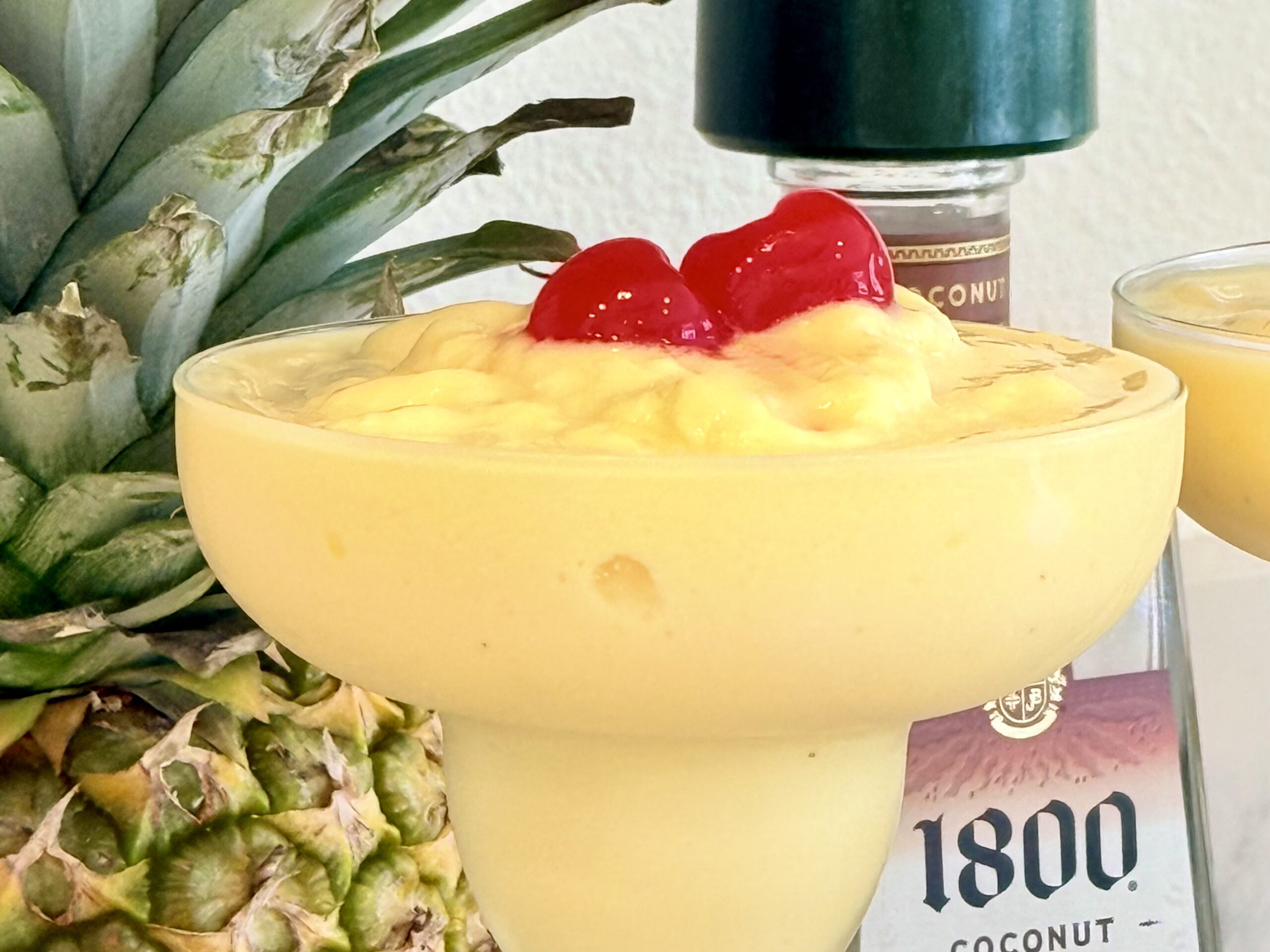 Frozen Pineapple Coconut Margaritas