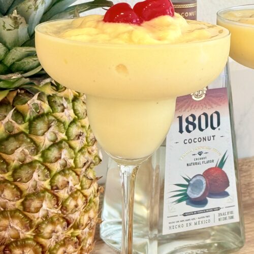 Frozen Pineapple Coconut Margaritas