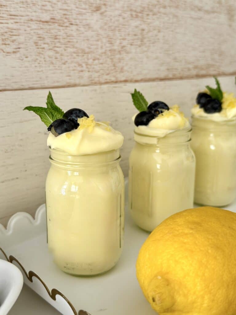 Simple Lemon Pudding Dessert