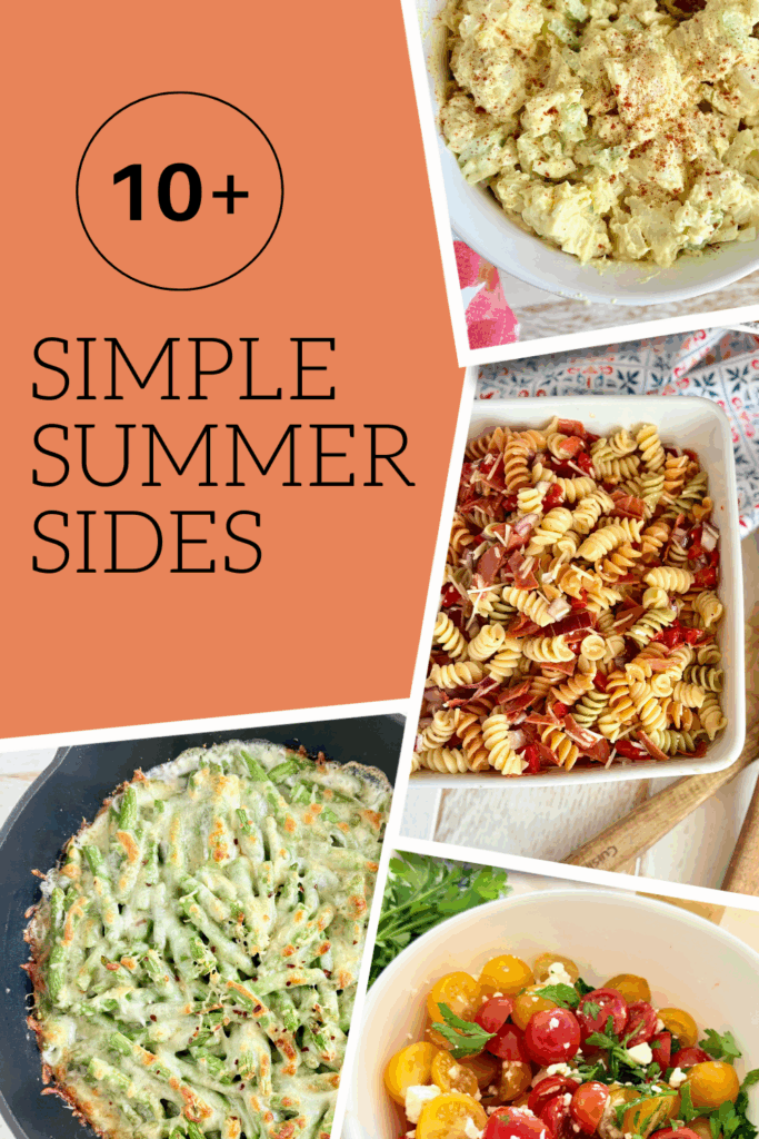 a sample of simple summer side recipes