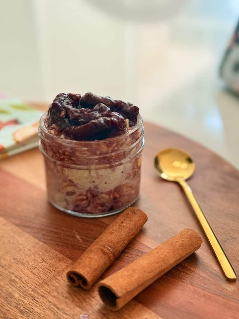 Cherry Compote Overnight Oats