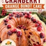 Bisquick Cranberry Orange Bundt Cake