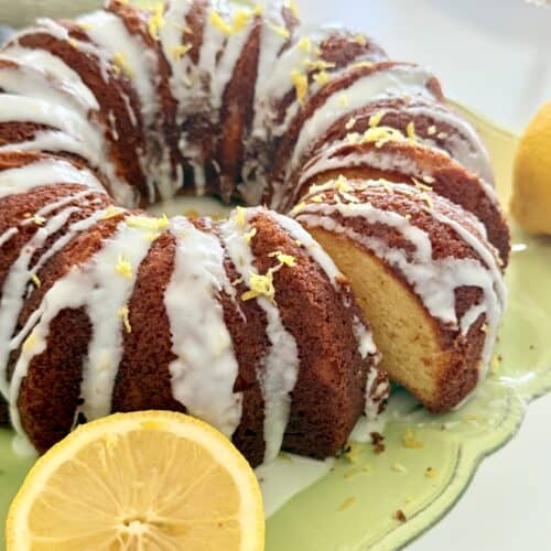 Easy Lemon Pound Cake with Cake Mix